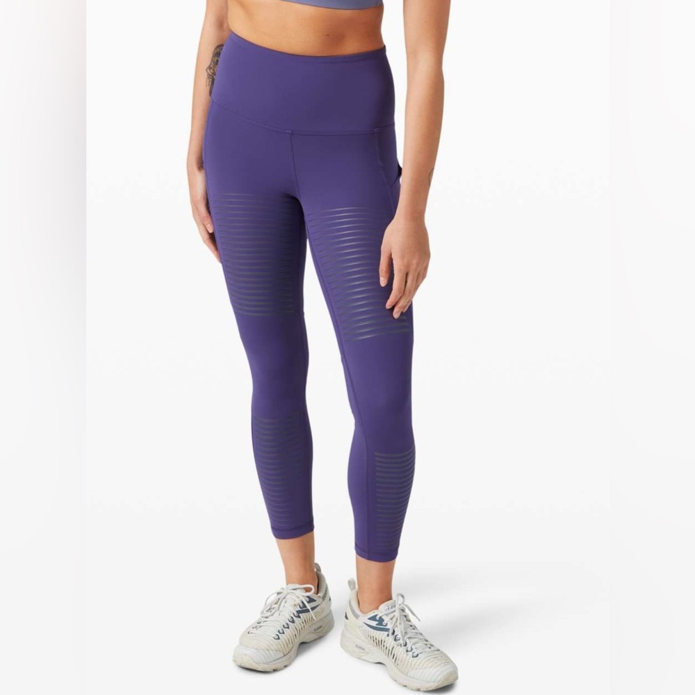 Lululemon Athletica Purple High-Waisted Leggings